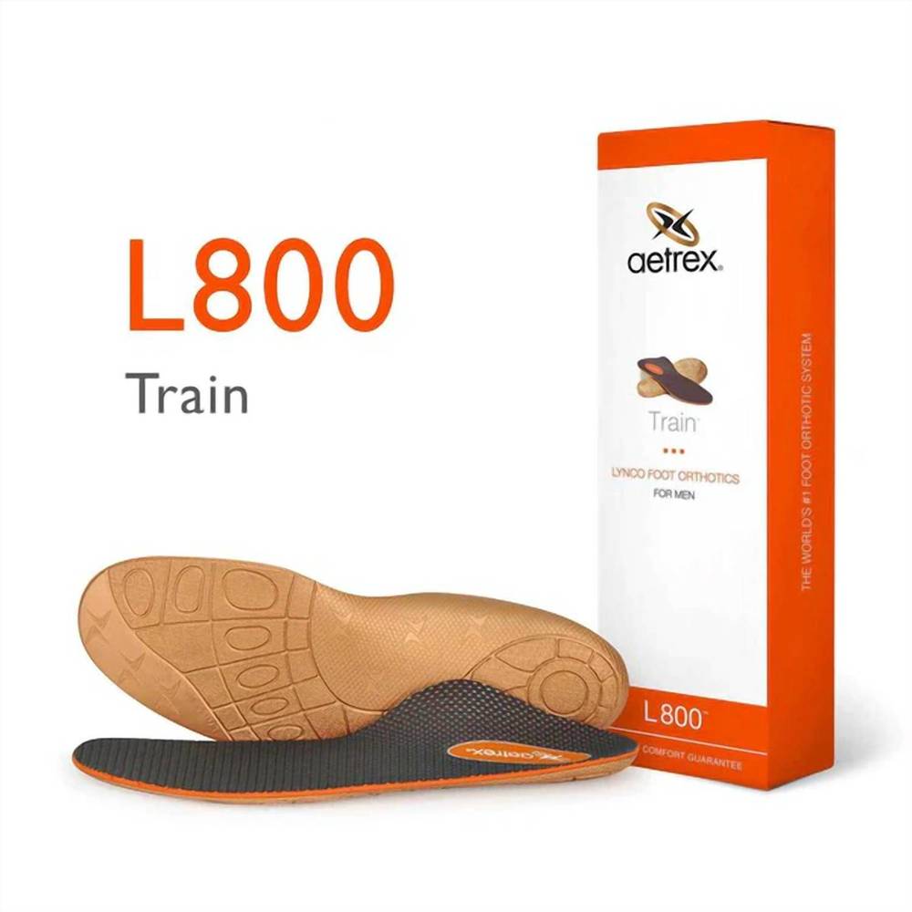 NEW AETREX men's training insole in orange
